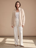 Wilma | Oversized Zip-Front Cable Knit Sweater for Women 5