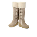 Faux Fur Lined Wedge Heel Winter Boots for Women 3