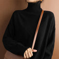 Natalie | Chunky Cable Knit Turtleneck Sweater for Women 6