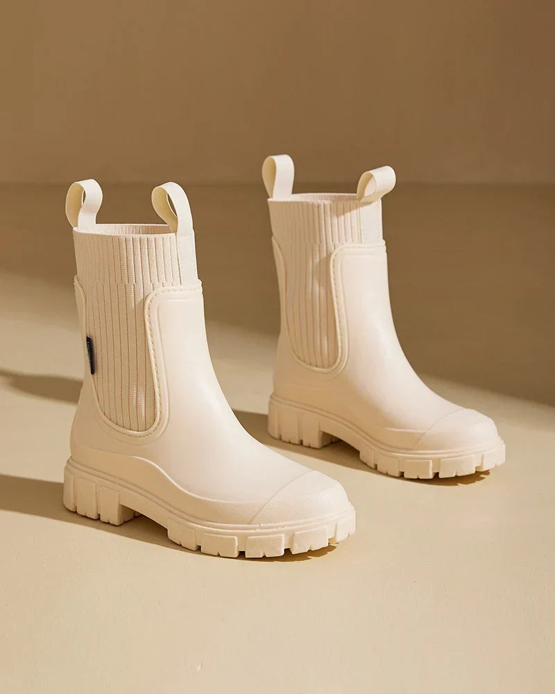 Dilara | Chunky Block-Heel Chelsea Boots for Women