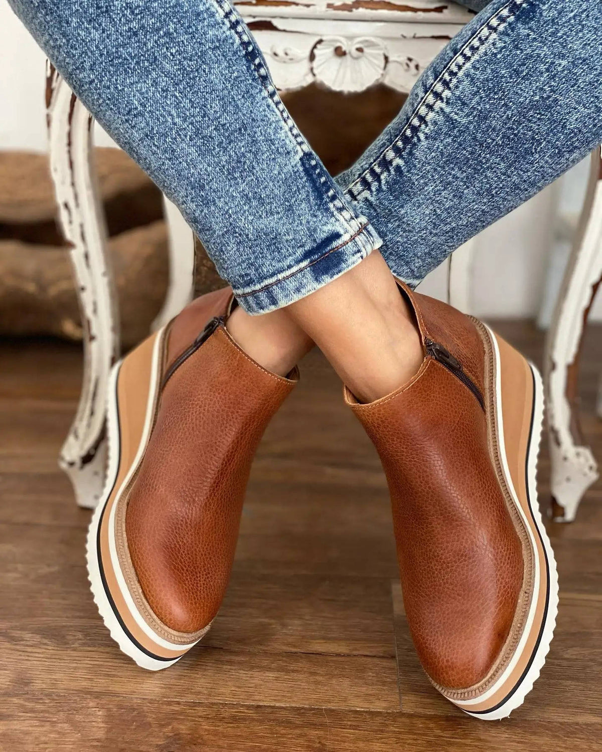 Women's Wedge Ankle Boots, All-Day Comfort Platform