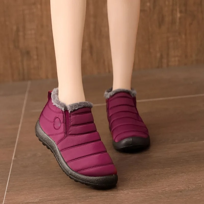 Non-Slip Low-Top Waterproof Snow Boots for Women