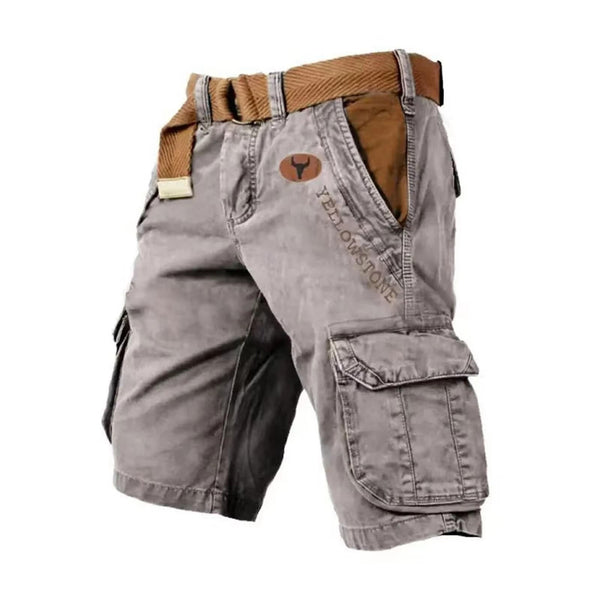 Men's Multifunctional Cargo Shorts with Multiple Pockets