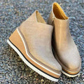 Women's Wedge Ankle Boots, All-Day Comfort Platform 9