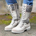 Mid-Calf Western Buckle Snow Boots for Women 5