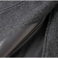 Lace-Up Double-Breasted Wool Overcoat for Women 6