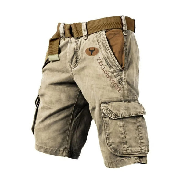Men's Multifunctional Cargo Shorts with Multiple Pockets