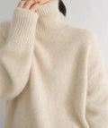 Cashmere Turtleneck Pullover Sweater for Women 6