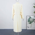 Long Single-Breasted Wool Coat for Women 4