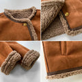 Lila | Faux Suede Jacket with Faux Shearling Lining for Women 4