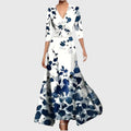 Elegant Wrap Midi Dress for Women 4