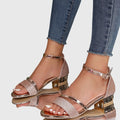 Cushioned Arch Support Heeled Sandals for Women 6