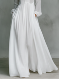 Cotton Linen Patchwork Single-Breasted Stand Collar Long Sleeve Maxi Dress 6