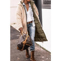 Women's Longline Puffer Coat, Sherpa Lined Open Front 10