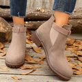 Gianna | Buckle Strap Block Heel Chelsea Boots for Women 5