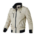 Andreas | Military Bomber Jacket with Zip Chest Pockets for Men 2