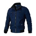 Andreas | Military Bomber Jacket with Zip Chest Pockets for Men 5