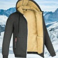 Tobias | Fleece-Lined Hooded Zip-Up Winter Jacket for Men 1