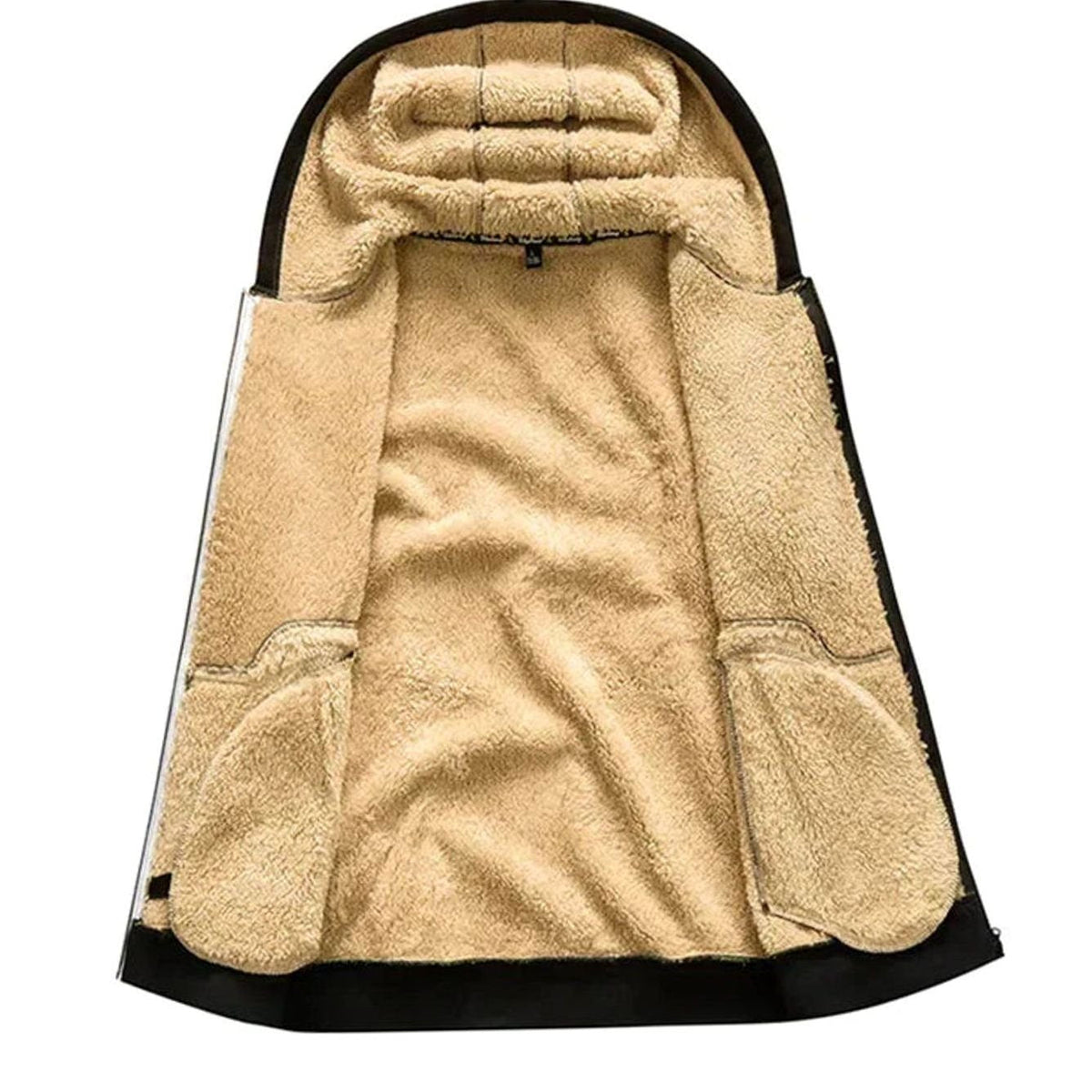 Tobias | Fleece-Lined Hooded Zip-Up Winter Jacket for Men