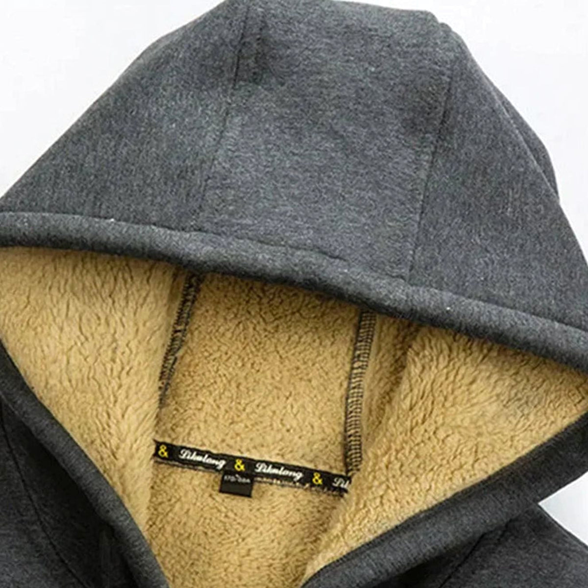 Tobias | Fleece-Lined Hooded Zip-Up Winter Jacket for Men