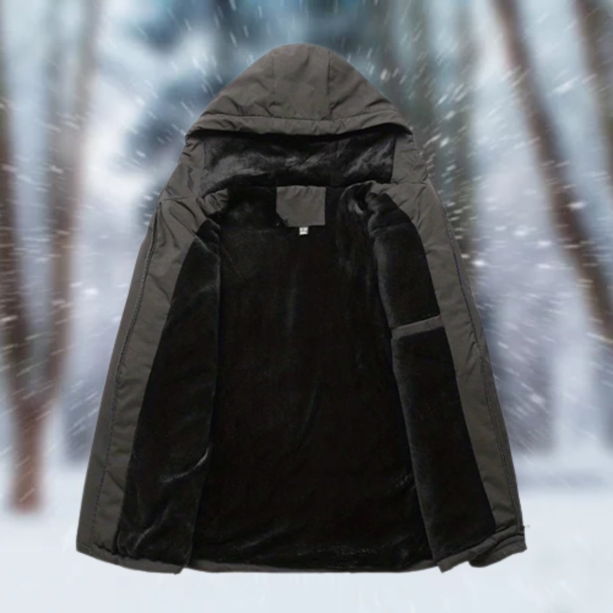 Moritz | Lined Hooded Water-Repellent Winter Jacket for Men