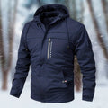 Moritz | Lined Hooded Water-Repellent Winter Jacket for Men 4