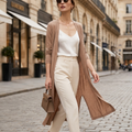 Marceline | Sleek Women's Longline Knit Cardigan 1