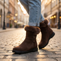 Daphne | Plush Trim Ankle Boots for Women 3