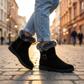 Daphne | Plush Trim Ankle Boots for Women 6