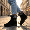 Daphne | Plush Trim Ankle Boots for Women 4