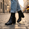 Iris | Split Toe Paneled Ankle Boots for Women 2