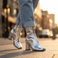 Iris | Split Toe Paneled Ankle Boots for Women 5