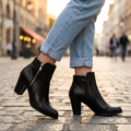 Lenora | Perforated Leather Ankle Boots for Women 5