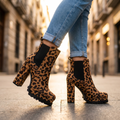 Ivy | Suede Lugged Platform Ankle Boots for Women 5