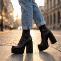 Aria | Platform Sock-Style Ankle Boots for Women 2