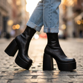 Aria | Platform Sock-Style Ankle Boots for Women 3
