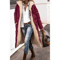 Longline Hooded Padded Coat for Women 5