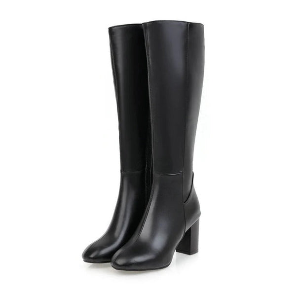 Elegant Tall Knee-High Winter Boots for Women