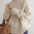 Cashmere Turtleneck Pullover Sweater for Women 4