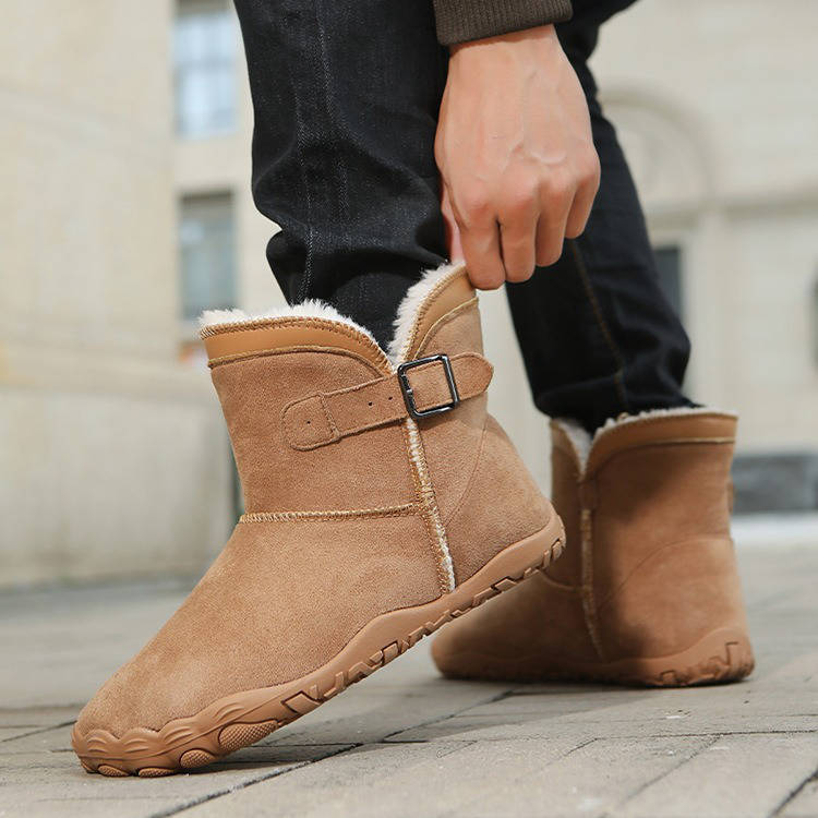 Finn | Waterproof Lined Barefoot Snow Boots for Men