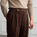 Arthur | Pleated Corduroy Trousers for Men 4