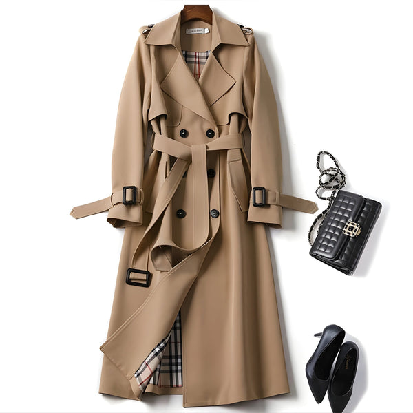 Jade | Belted Tailored Trench Coat for Women