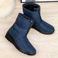 Women's Quilted Winter Boots, Strap Detail Lug Sole 14