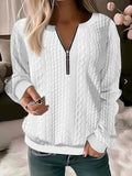 Kirsten | Cable Knit Half-Zip Sweater for Women 3