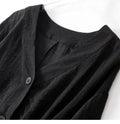 Linen Blouse V-Neck Batwing Sleeves Loose Fit Summer 5