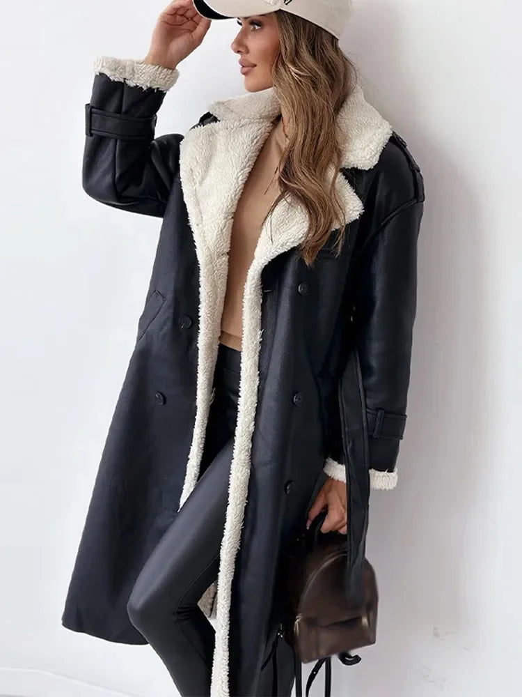 Cassia | Full-Length Winter Coat with Pockets for Women