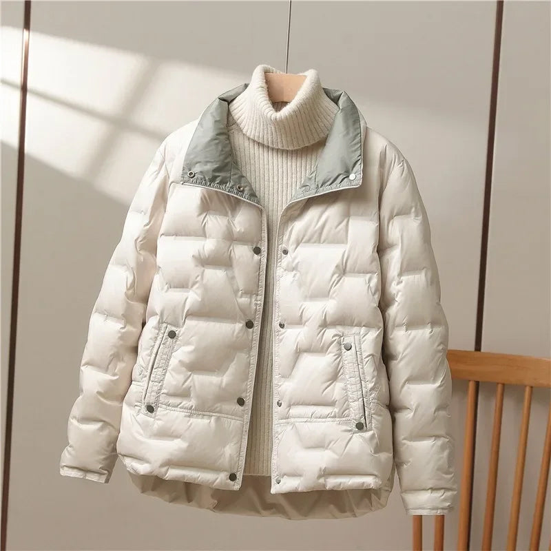 Margit | High-Neck Quilted Puffer Jacket for Women
