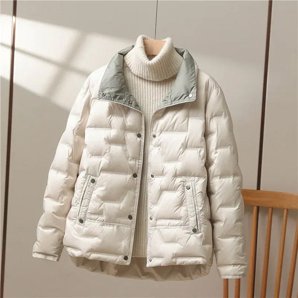 Margit | High-Neck Quilted Puffer Jacket for Women