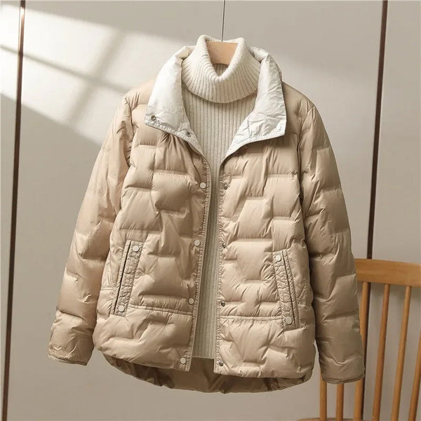 Margit | High-Neck Quilted Puffer Jacket for Women