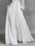 Maxi Dress Cotton Linen Blend Button Front Stand Collar 6